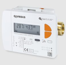 144_____Qundis QH5.5US R tip, NÁ15 ultrahangos hőmennyiségmérő, fűtés mérésére, MID, beépített rádiós modullal 144_____Qundis QH5.5US R tip, NÁ15 ultrahangos hőmennyiségmérő, fűtés mérésére, MID, beépített rádiós modullal